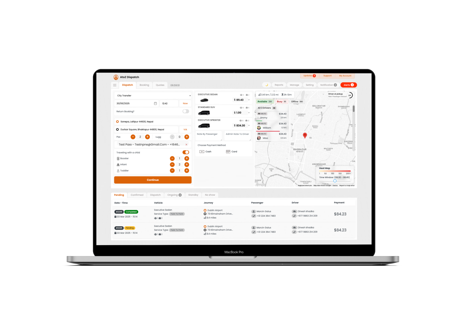 Dispatch Dashboard